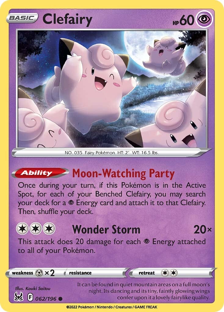 Clefairy (062/196) [Sword & Shield: Lost Origin] | Infinity Cards & Collectibles