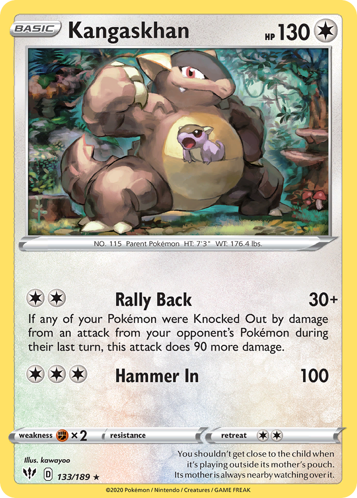 Kangaskhan (133/189) [Sword & Shield: Darkness Ablaze] | Infinity Cards & Collectibles