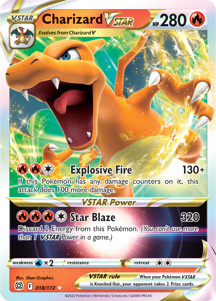 Charizard VSTAR (018/172) [Sword & Shield: Brilliant Stars] | Infinity Cards & Collectibles