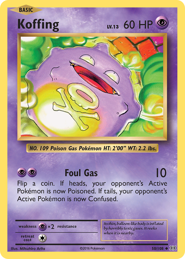 Koffing (50/108) [XY: Evolutions] | Infinity Cards & Collectibles
