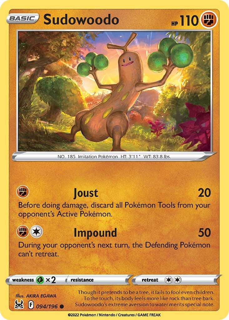 Sudowoodo (094/196) [Sword & Shield: Lost Origin] | Infinity Cards & Collectibles
