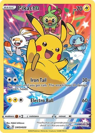 Pikachu (SWSH020) [Sword & Shield: Black Star Promos] | Infinity Cards & Collectibles