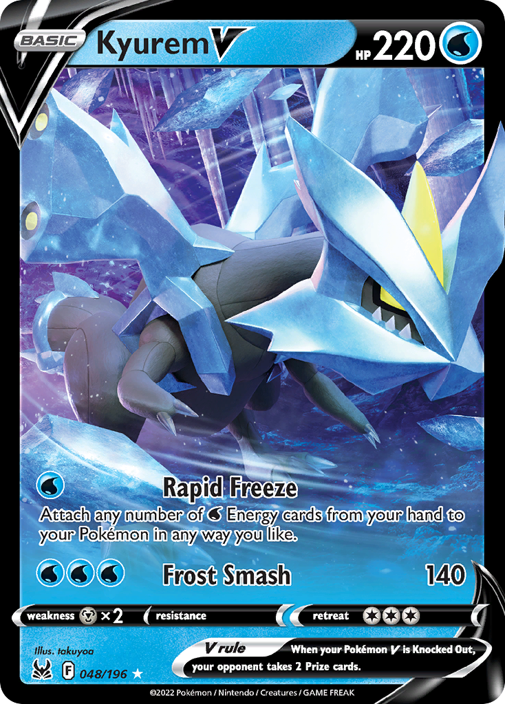 Kyurem V (048/196) (Jumbo Card) [Sword & Shield: Lost Origin] | Infinity Cards & Collectibles