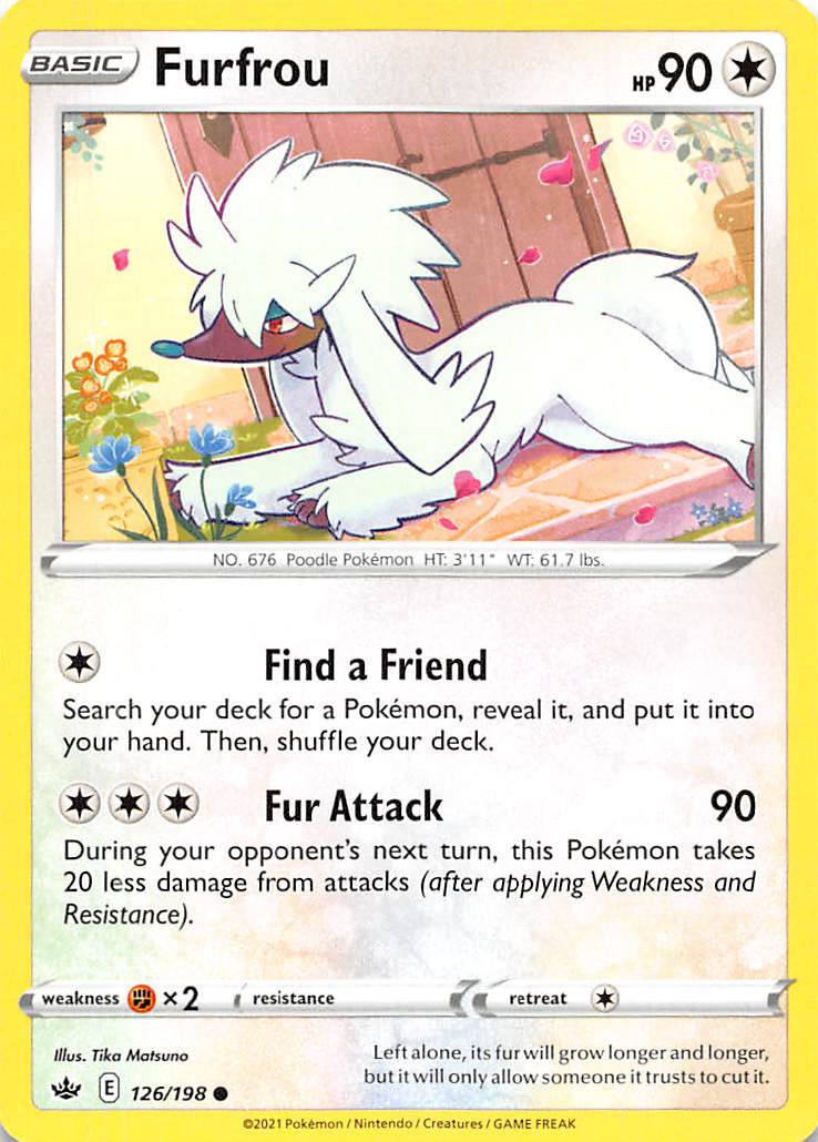Furfrou (126/198) [Sword & Shield: Chilling Reign] | Infinity Cards & Collectibles