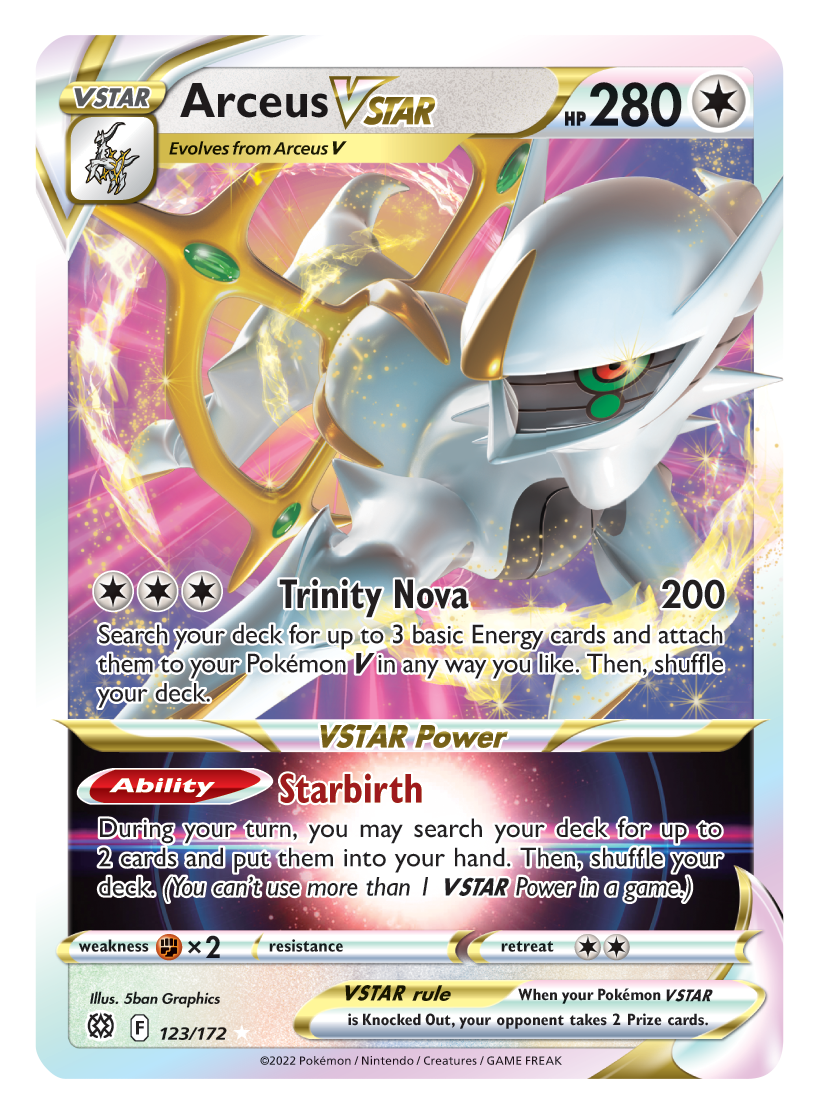 Arceus VSTAR (123/172) [Sword & Shield: Brilliant Stars] | Infinity Cards & Collectibles