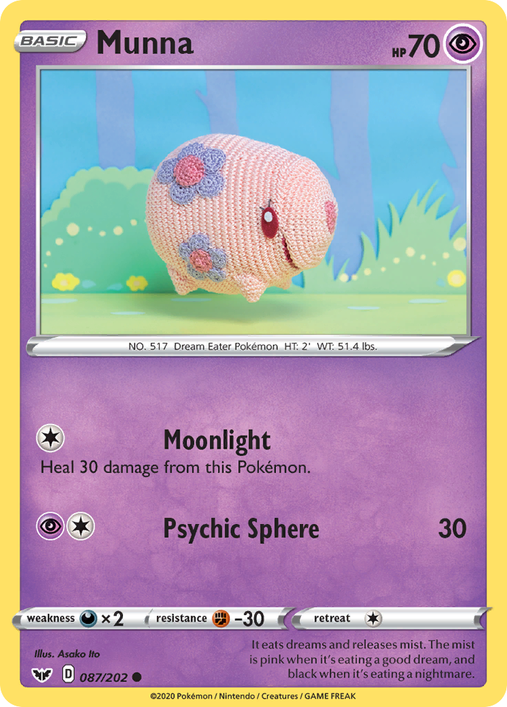 Munna (087/202) [Sword & Shield: Base Set] | Infinity Cards & Collectibles