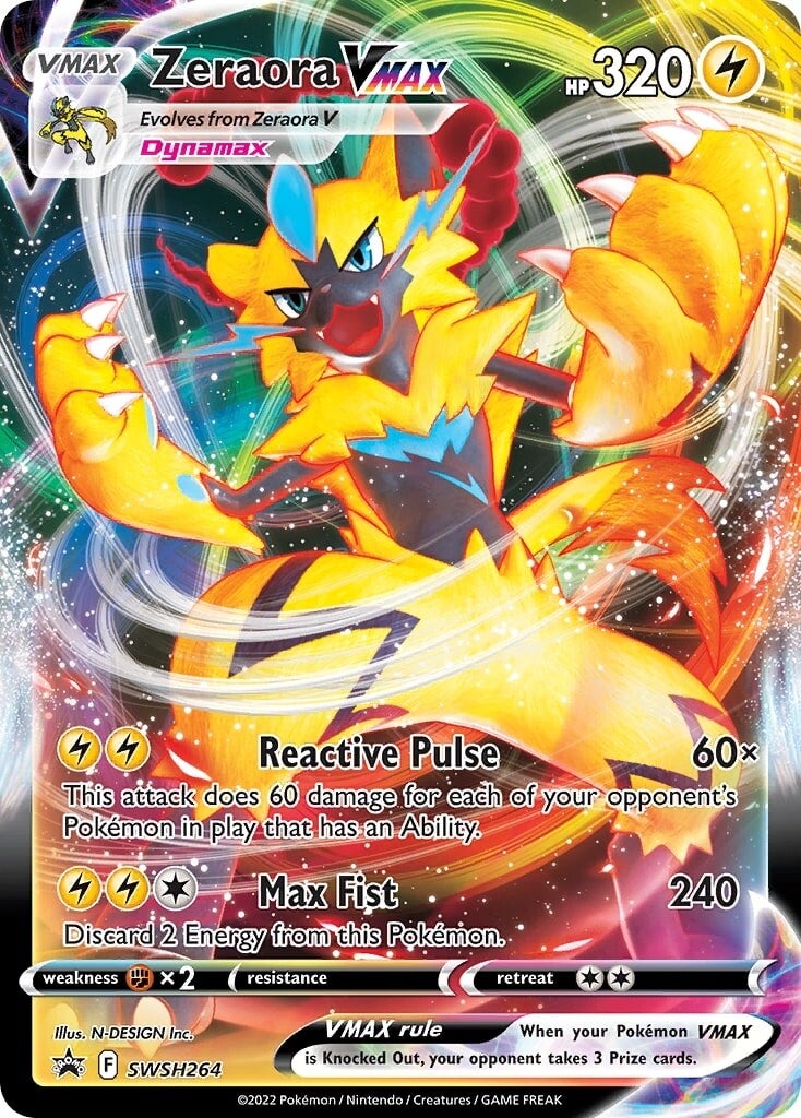 Zeraora VMAX (SWSH264) [Sword & Shield: Black Star Promos] | Infinity Cards & Collectibles