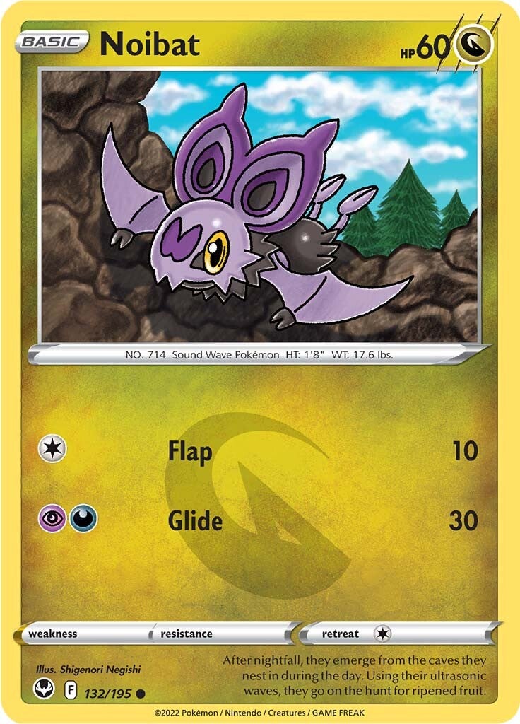 Noibat (132/195) [Sword & Shield: Silver Tempest] | Infinity Cards & Collectibles