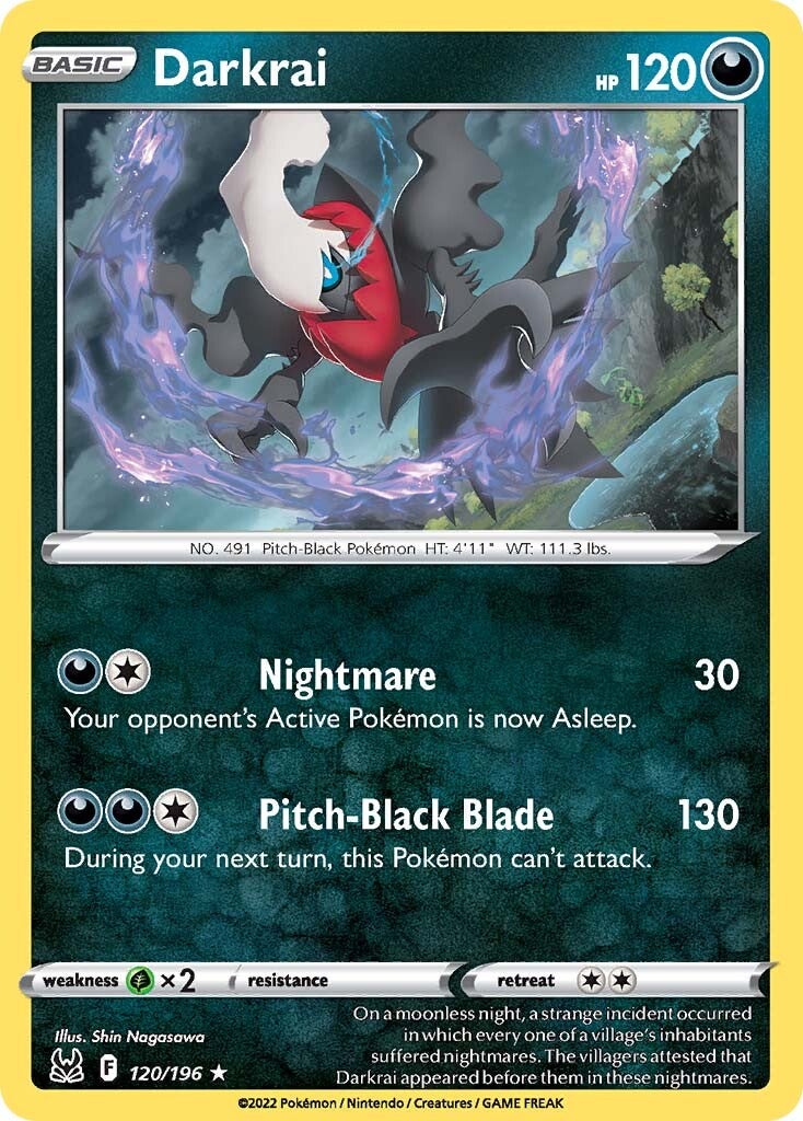 Darkrai (120/196) [Sword & Shield: Lost Origin] | Infinity Cards & Collectibles