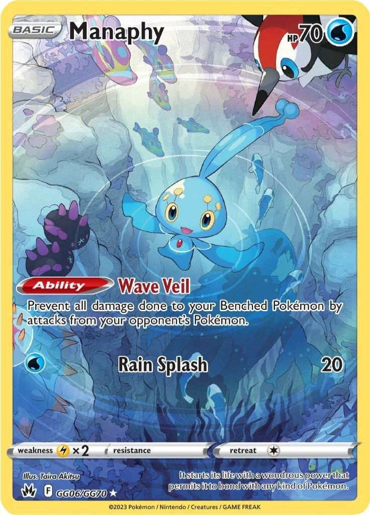 Manaphy (GG06/GG70) [Sword & Shield: Crown Zenith] | Infinity Cards & Collectibles