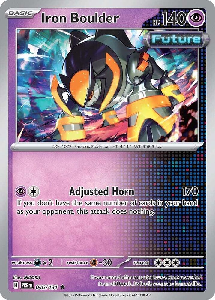 Iron Boulder (046/131) [Scarlet & Violet: Prismatic Evolutions] | Infinity Cards & Collectibles