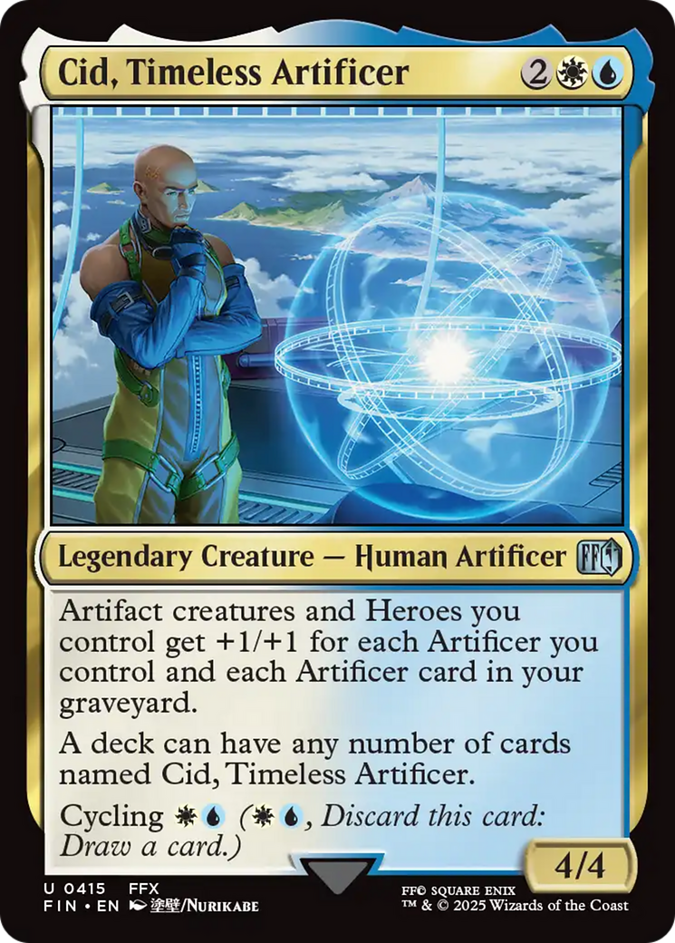 Cid, Timeless Artificer (0415) [FINAL FANTASY] | Infinity Cards & Collectibles