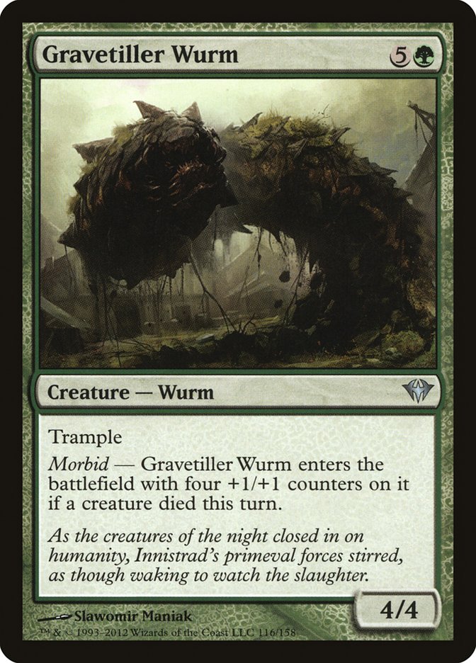 Gravetiller Wurm [Dark Ascension] | Infinity Cards & Collectibles