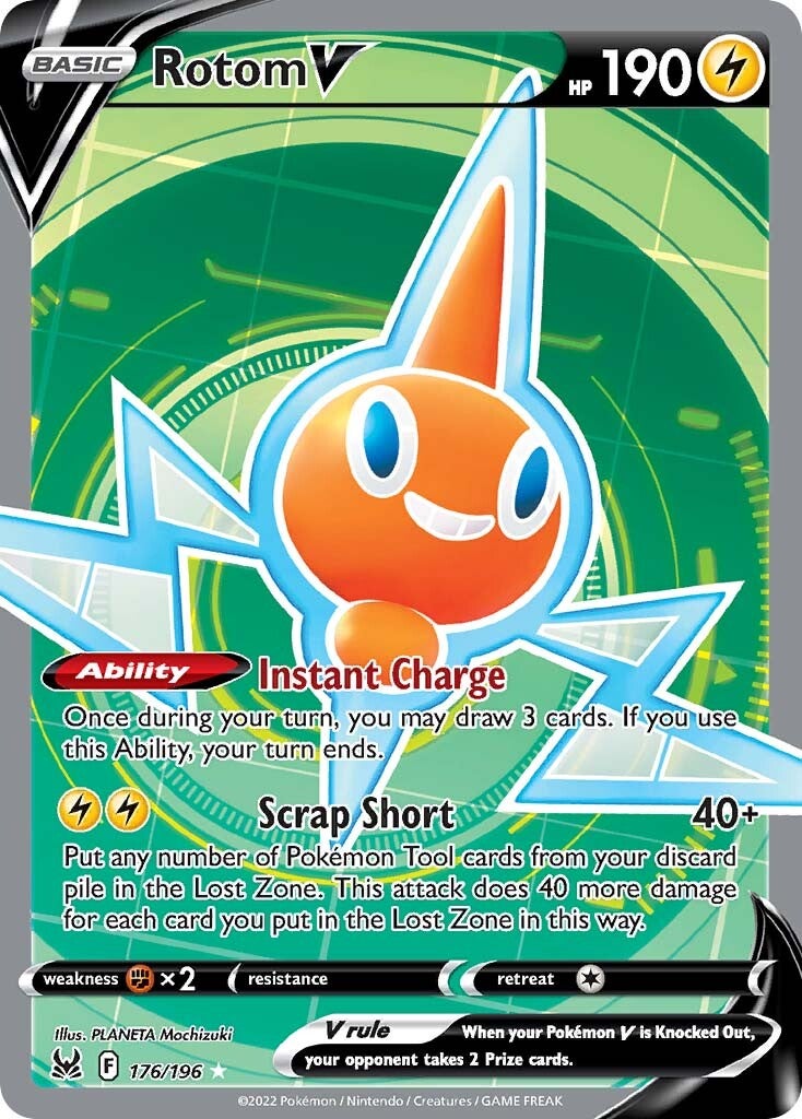 Rotom V (176/196) [Sword & Shield: Lost Origin] | Infinity Cards & Collectibles