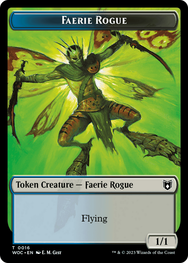 Faerie Rogue // Copy (0016) Double-Sided Token [Wilds of Eldraine Commander Tokens] | Infinity Cards & Collectibles