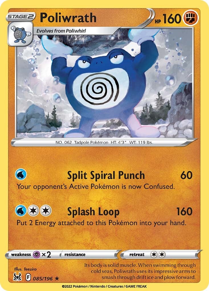 Poliwrath (085/196) [Sword & Shield: Lost Origin] | Infinity Cards & Collectibles