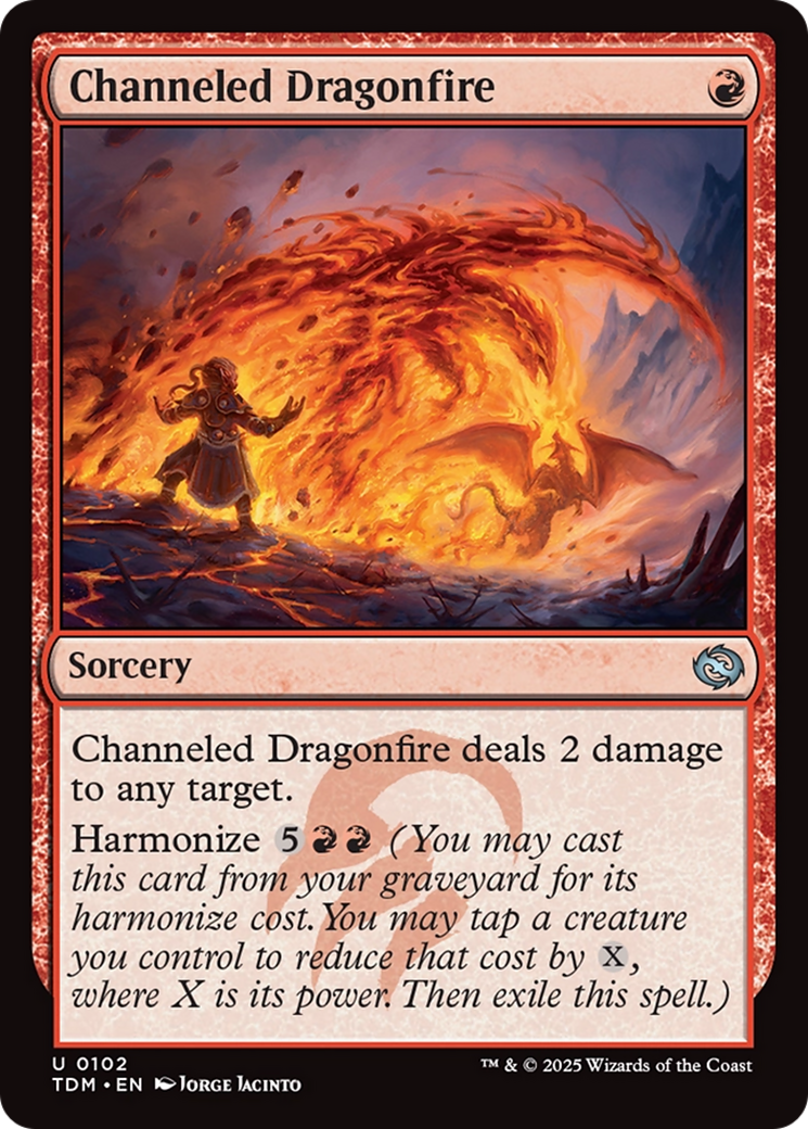 Channeled Dragonfire [Tarkir: Dragonstorm] | Infinity Cards & Collectibles