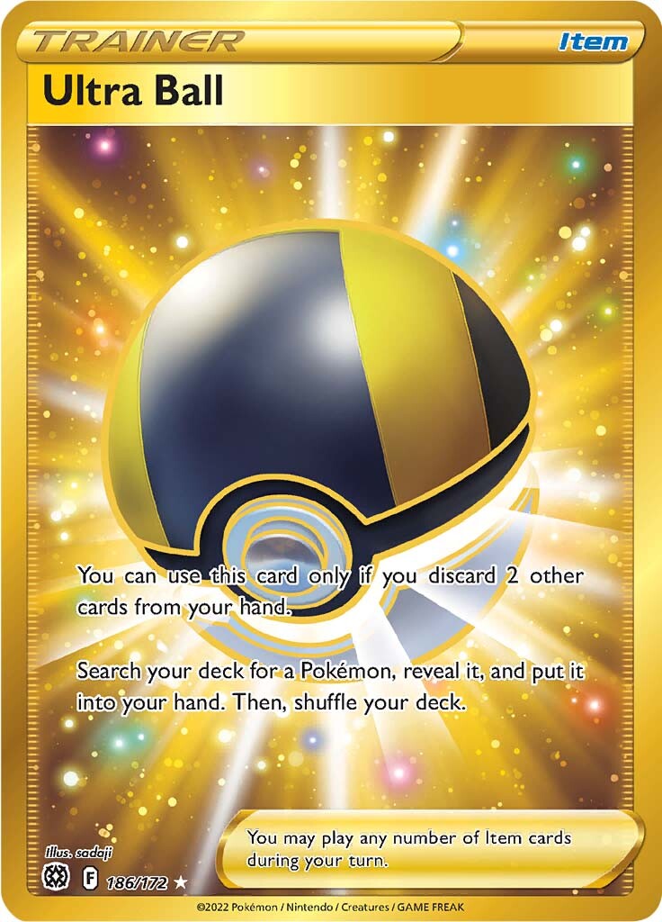 Ultra Ball (186/172) [Sword & Shield: Brilliant Stars] | Infinity Cards & Collectibles