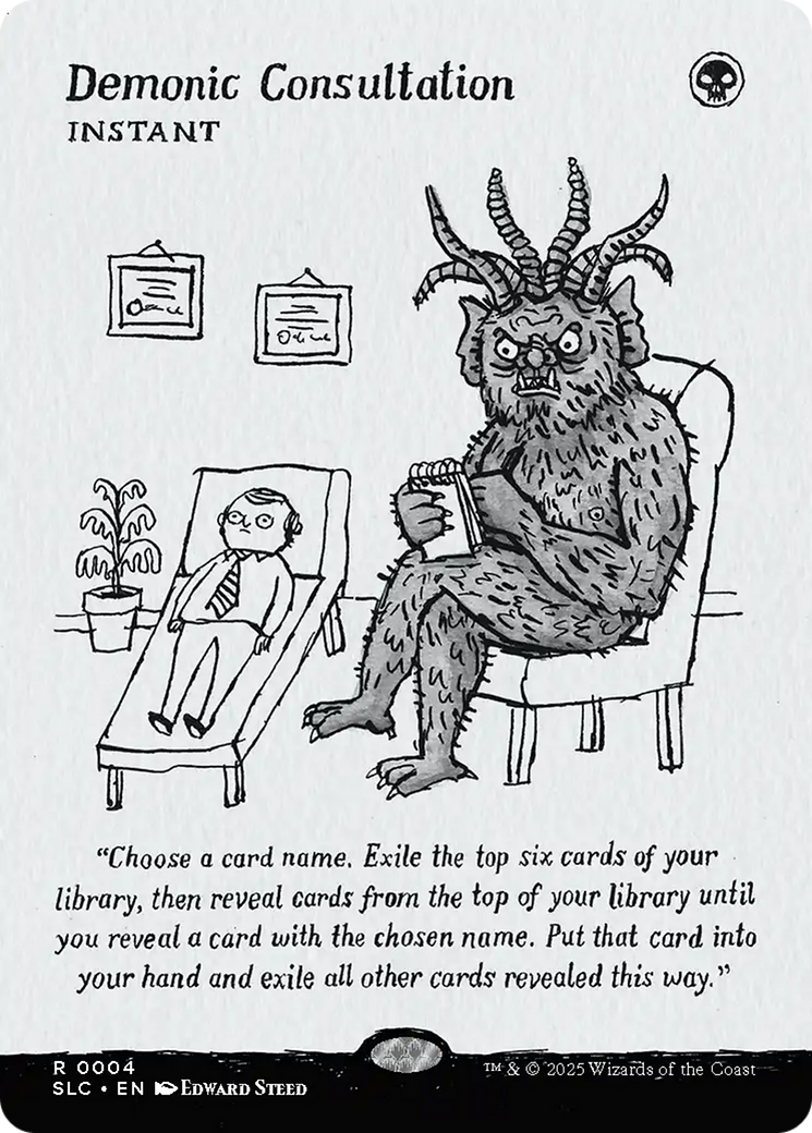 Demonic Consultation [Secret Lair Countdown Kit] | Infinity Cards & Collectibles