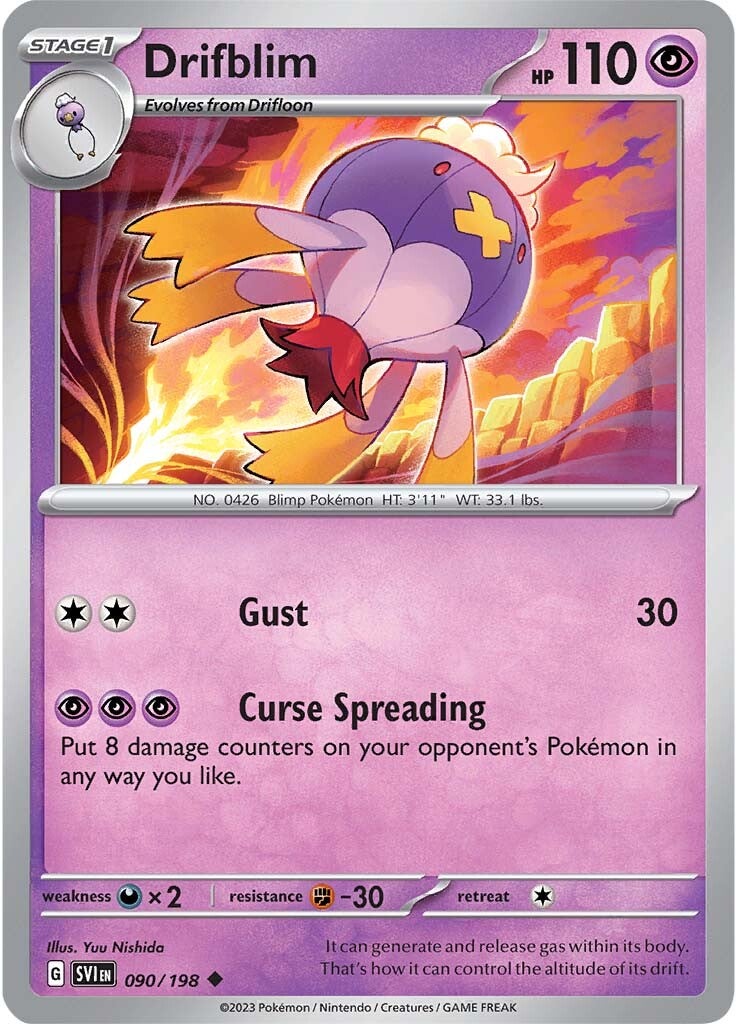 Drifblim (090/198) [Scarlet & Violet: Base Set] | Infinity Cards & Collectibles