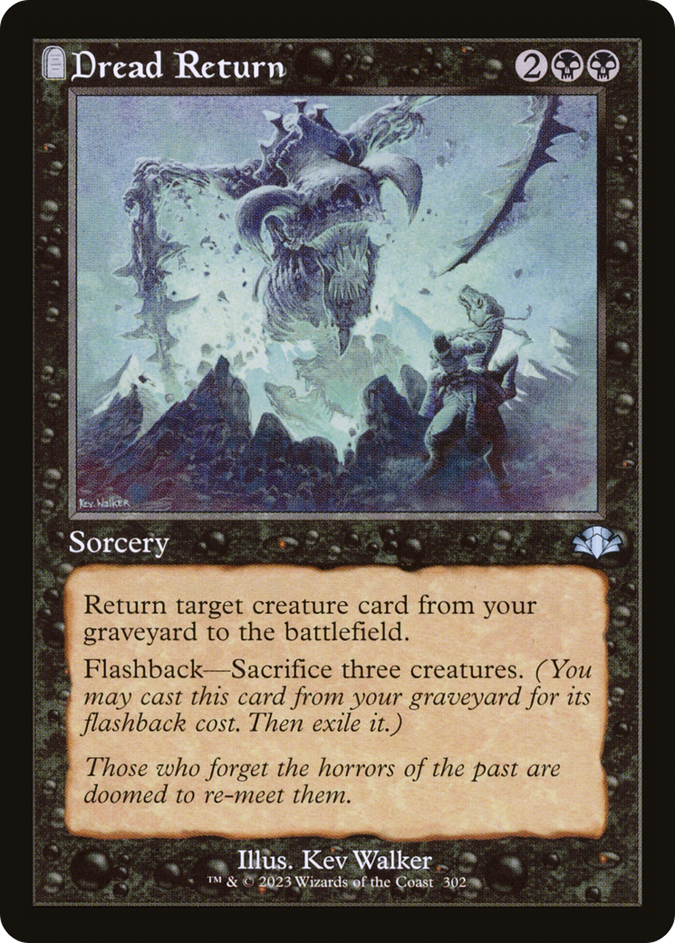Dread Return (Retro) [Dominaria Remastered] | Infinity Cards & Collectibles