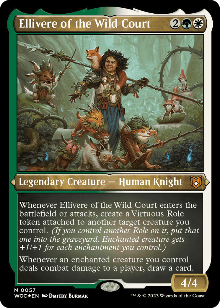 Ellivere of the Wild Court (Display Commander) [Wilds of Eldraine Commander] | Infinity Cards & Collectibles