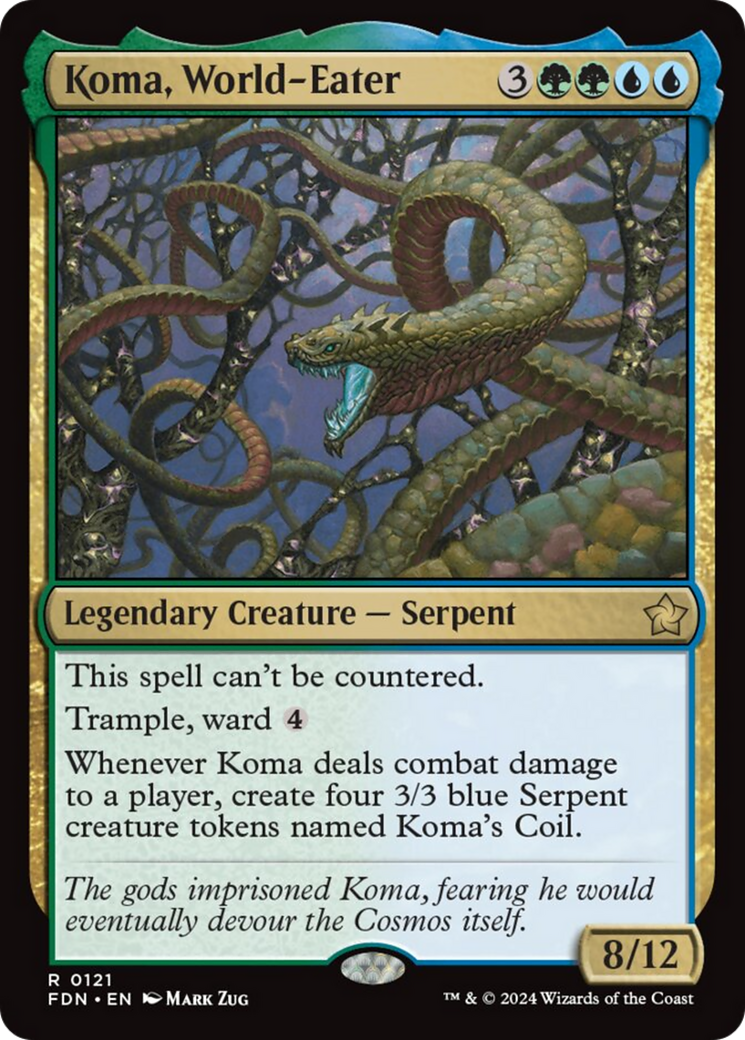 Koma, World-Eater [Foundations] | Infinity Cards & Collectibles