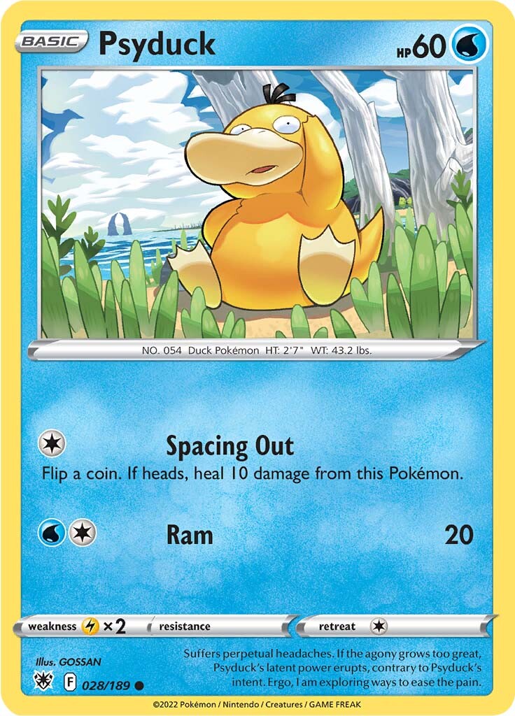 Psyduck (028/189) [Sword & Shield: Astral Radiance] | Infinity Cards & Collectibles