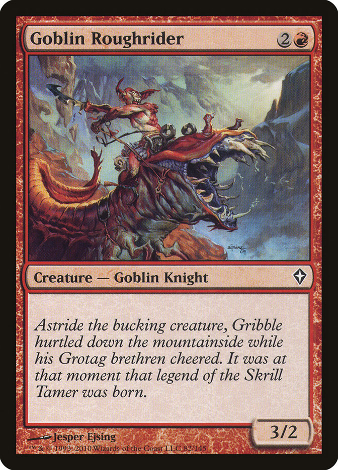 Goblin Roughrider [Worldwake] | Infinity Cards & Collectibles