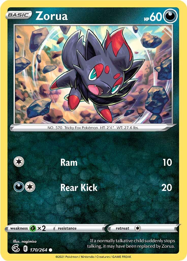 Zorua (170/264) [Sword & Shield: Fusion Strike] | Infinity Cards & Collectibles