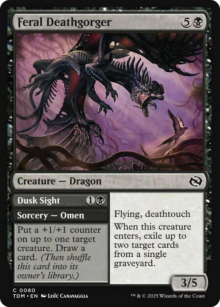 Feral Deathgorger [Tarkir: Dragonstorm] | Infinity Cards & Collectibles