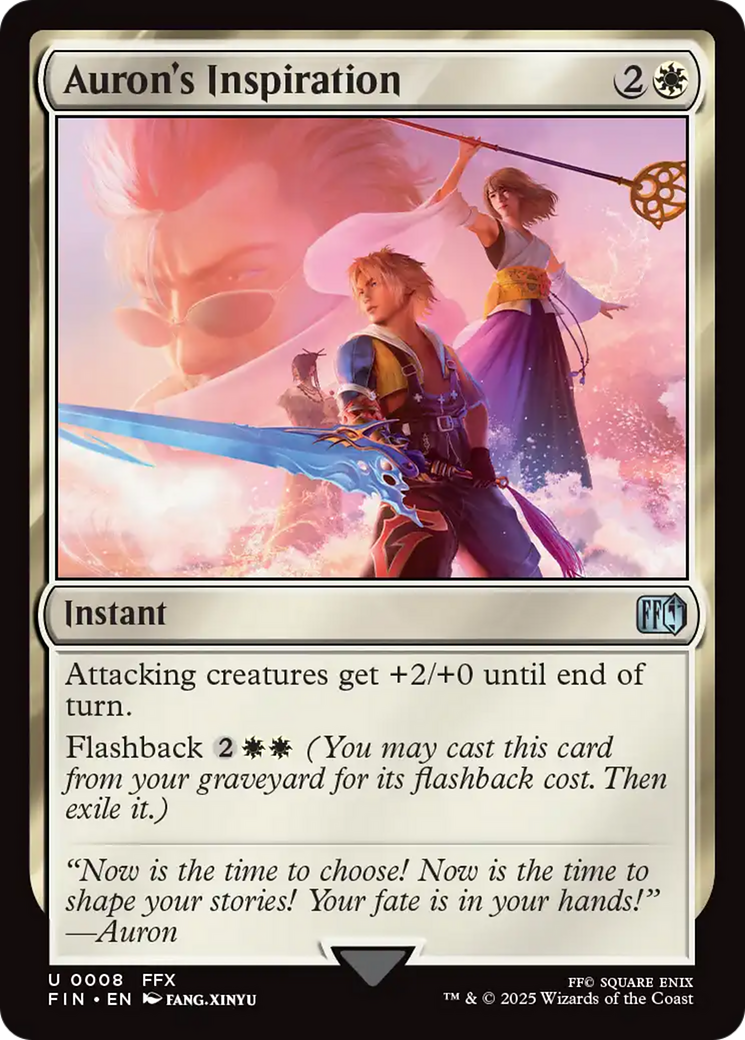 Auron's Inspiration [FINAL FANTASY] | Infinity Cards & Collectibles