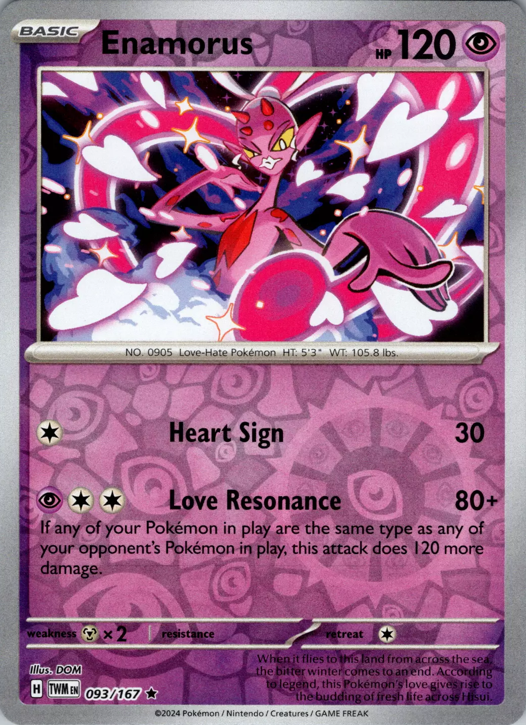 Enamorus (093/167) [Scarlet & Violet: Twilight Masquerade] | Infinity Cards & Collectibles