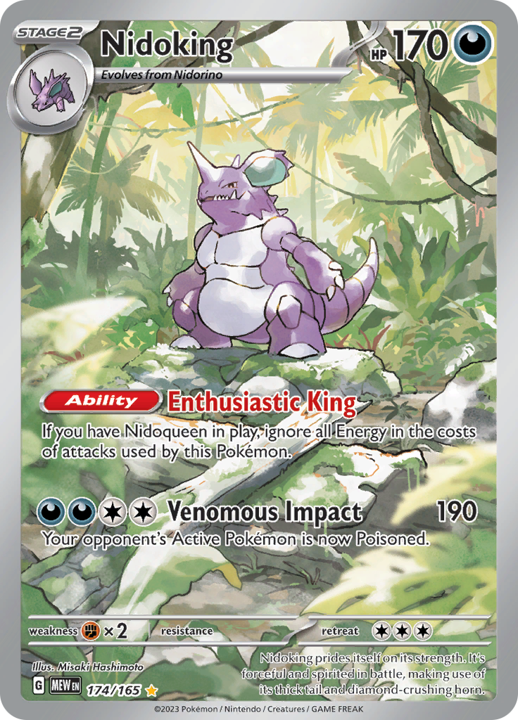 Nidoking (174/165) [Scarlet & Violet 151] | Infinity Cards & Collectibles