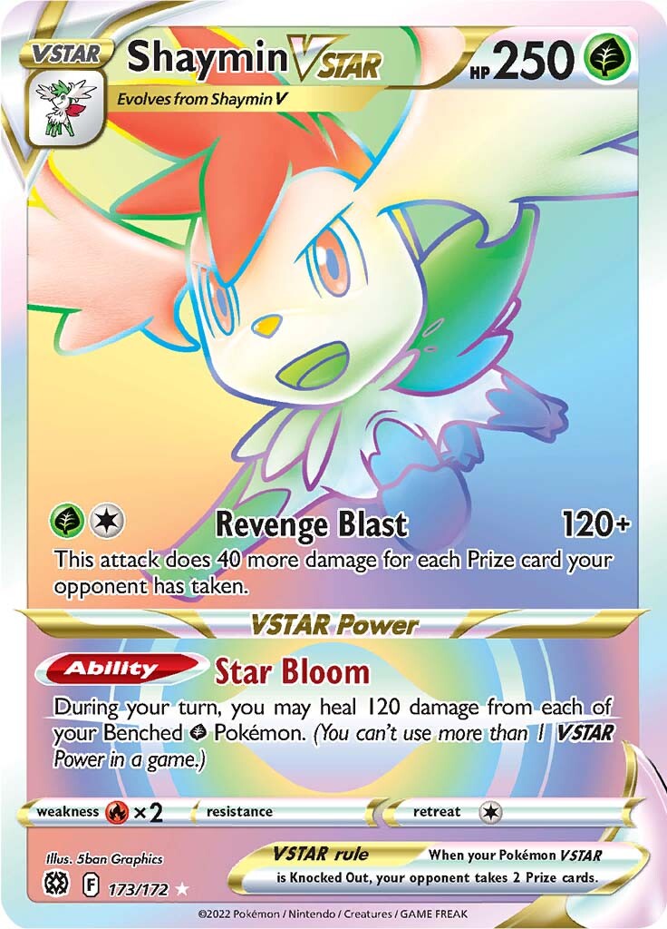Shaymin VSTAR (173/172) [Sword & Shield: Brilliant Stars] | Infinity Cards & Collectibles