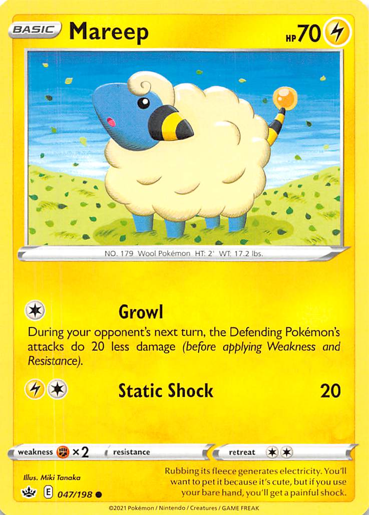 Mareep (047/198) [Sword & Shield: Chilling Reign] | Infinity Cards & Collectibles