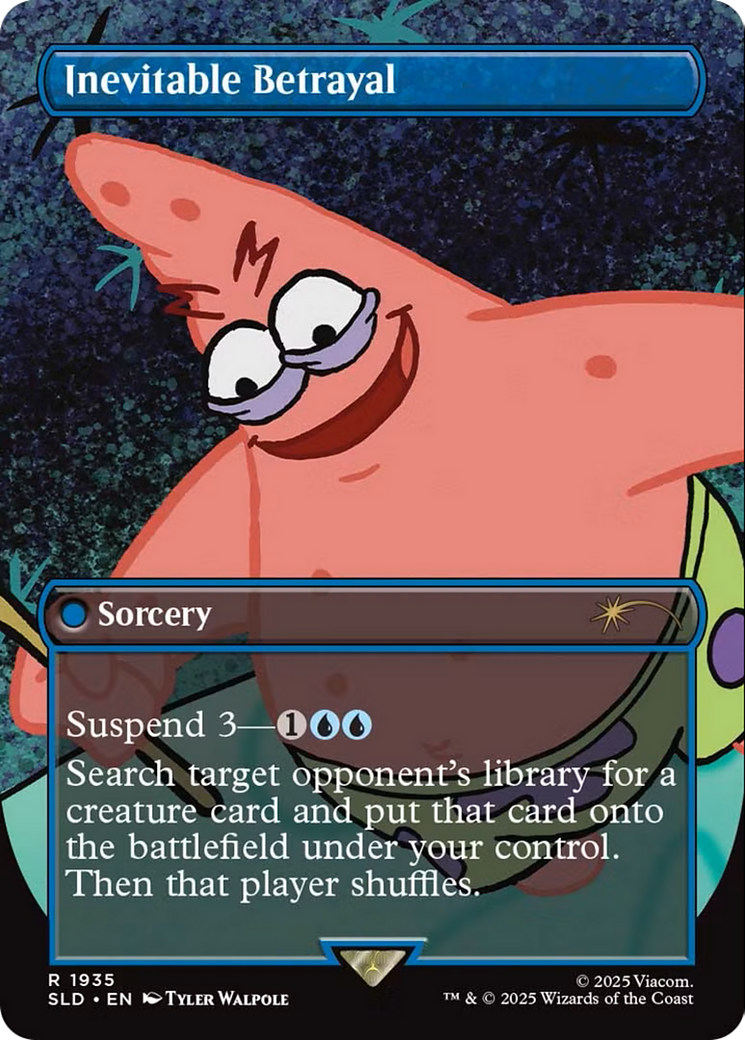 Inevitable Betrayal (SLD-1935) - Secret Lair Drop (Borderless) Foil