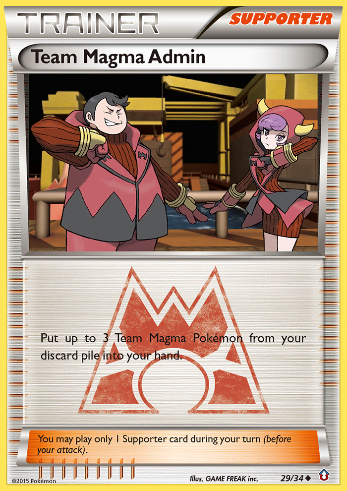 Team Magma Admin (29/34) [XY: Double Crisis] | Infinity Cards & Collectibles