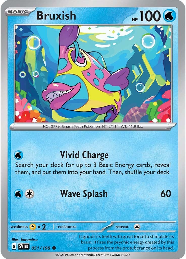 Bruxish (051/198) [Scarlet & Violet: Base Set] | Infinity Cards & Collectibles