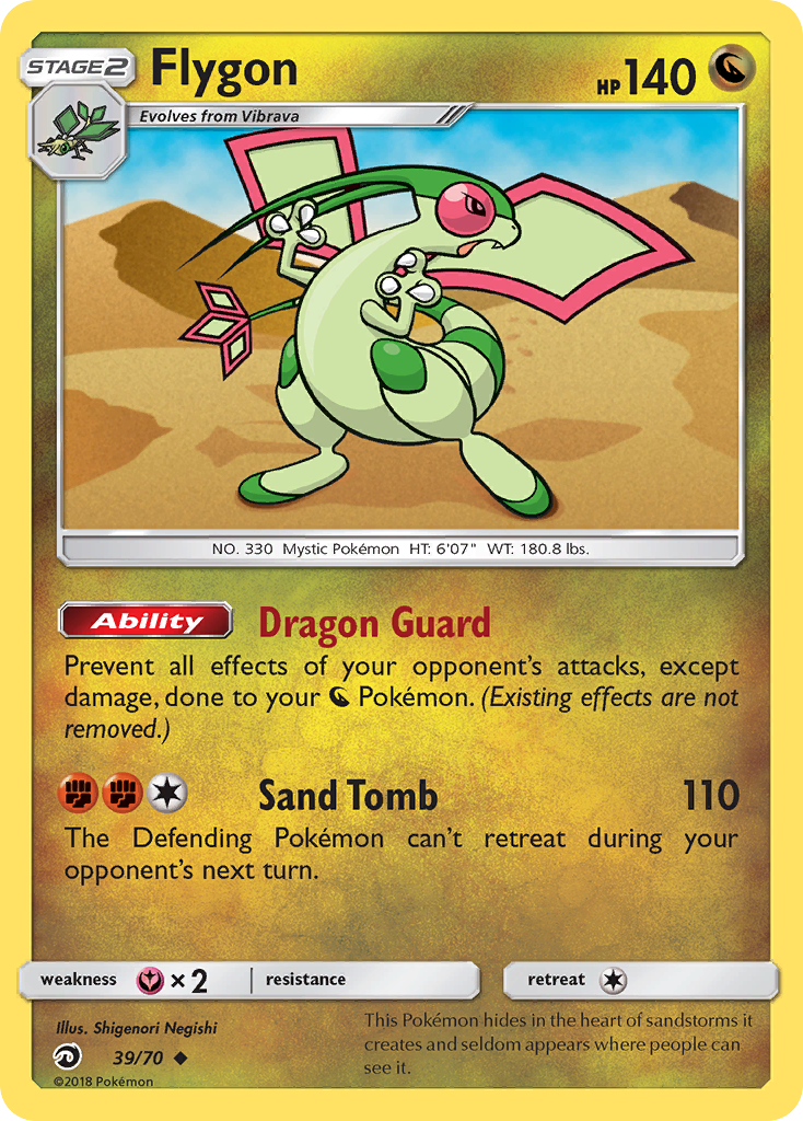 Flygon (39/70) [Sun & Moon: Dragon Majesty] | Infinity Cards & Collectibles