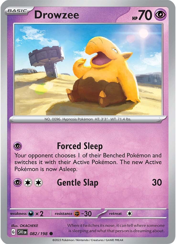 Drowzee (082/198) [Scarlet & Violet: Base Set] | Infinity Cards & Collectibles
