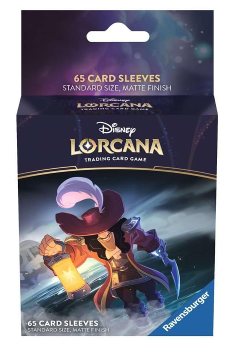 Disney Lorcana - Captain Hook - Sleeves 65 Count | Infinity Cards & Collectibles