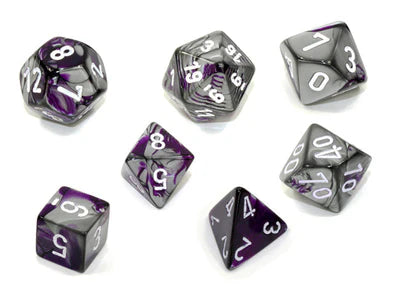 Gemini 7-Die Set - Purple/Steel/White