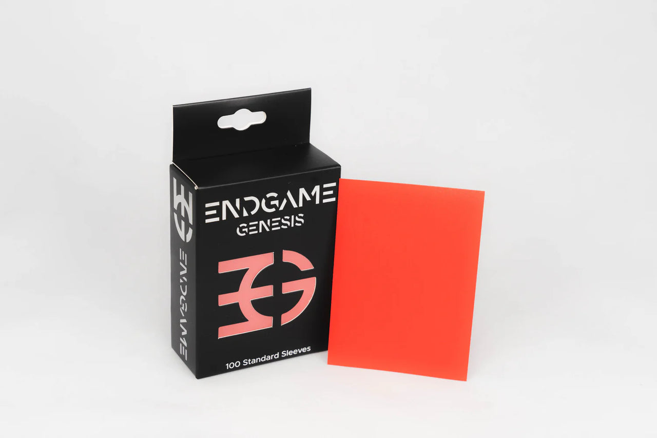 ENDGAME: GENESIS Standard Size Sleeves - Poppy Red 100ct
