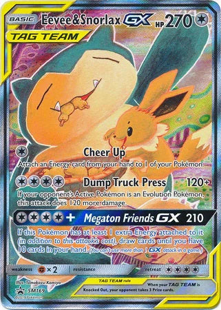 Eevee & Snorlax GX (SM169) [Sun & Moon: Black Star Promos] | Infinity Cards & Collectibles