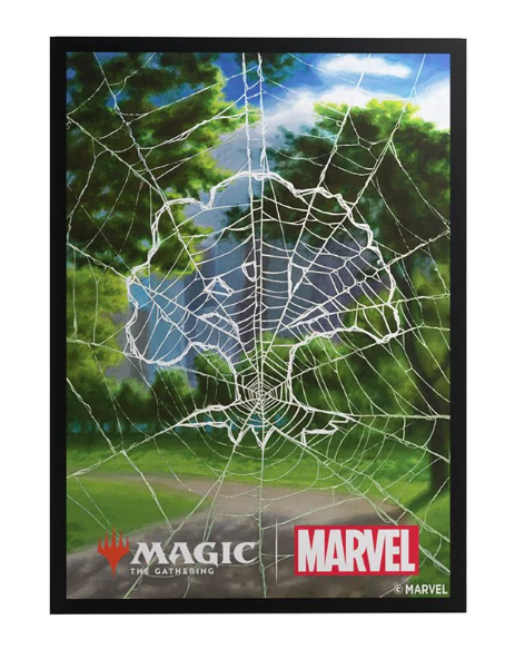 Magic the Gathering - Marvel Spider-man - Premium Art Sleeves Forest Green