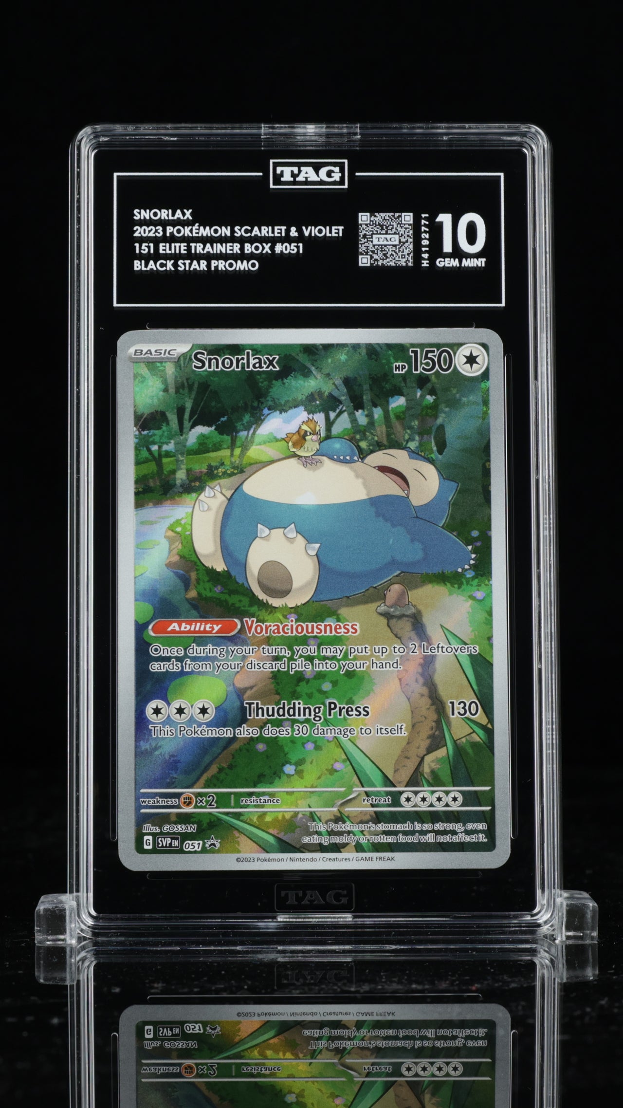 TAG 10 Snorlax (051) [Scarlet & Violet: Black Star Promos]