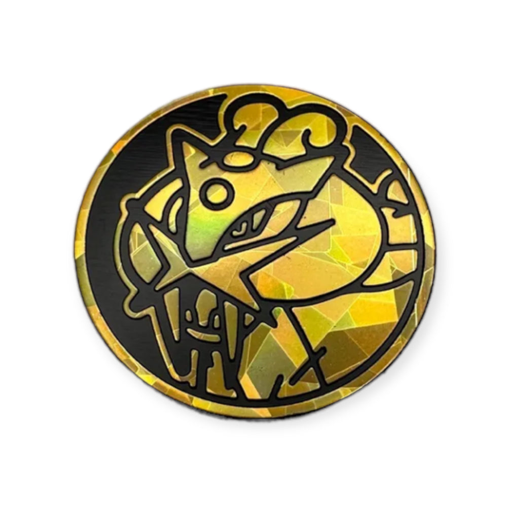 Raikou Pokemon Collectible Coin (Gold Shattered Holofoil)