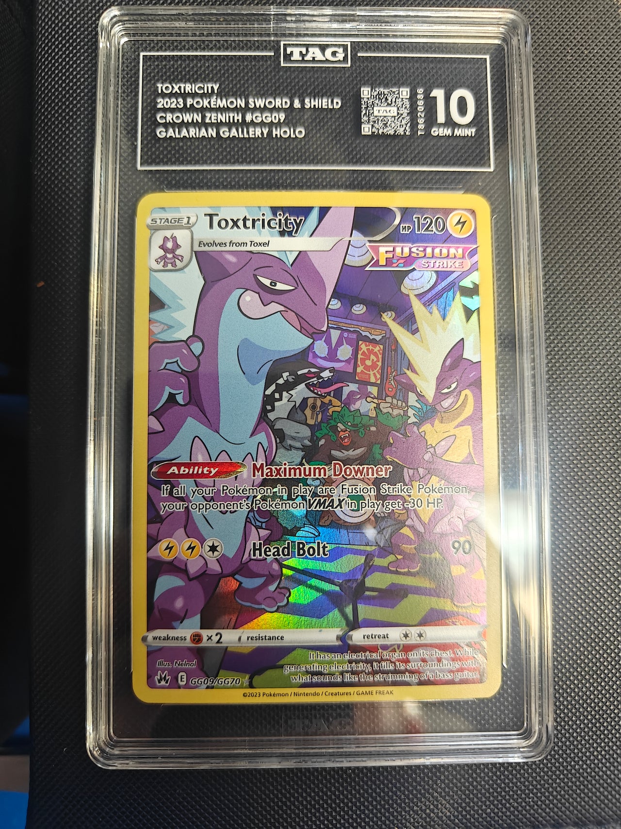 Toxtricity (GG09/GG70) [Sword & Shield: Crown Zenith] TAG 10