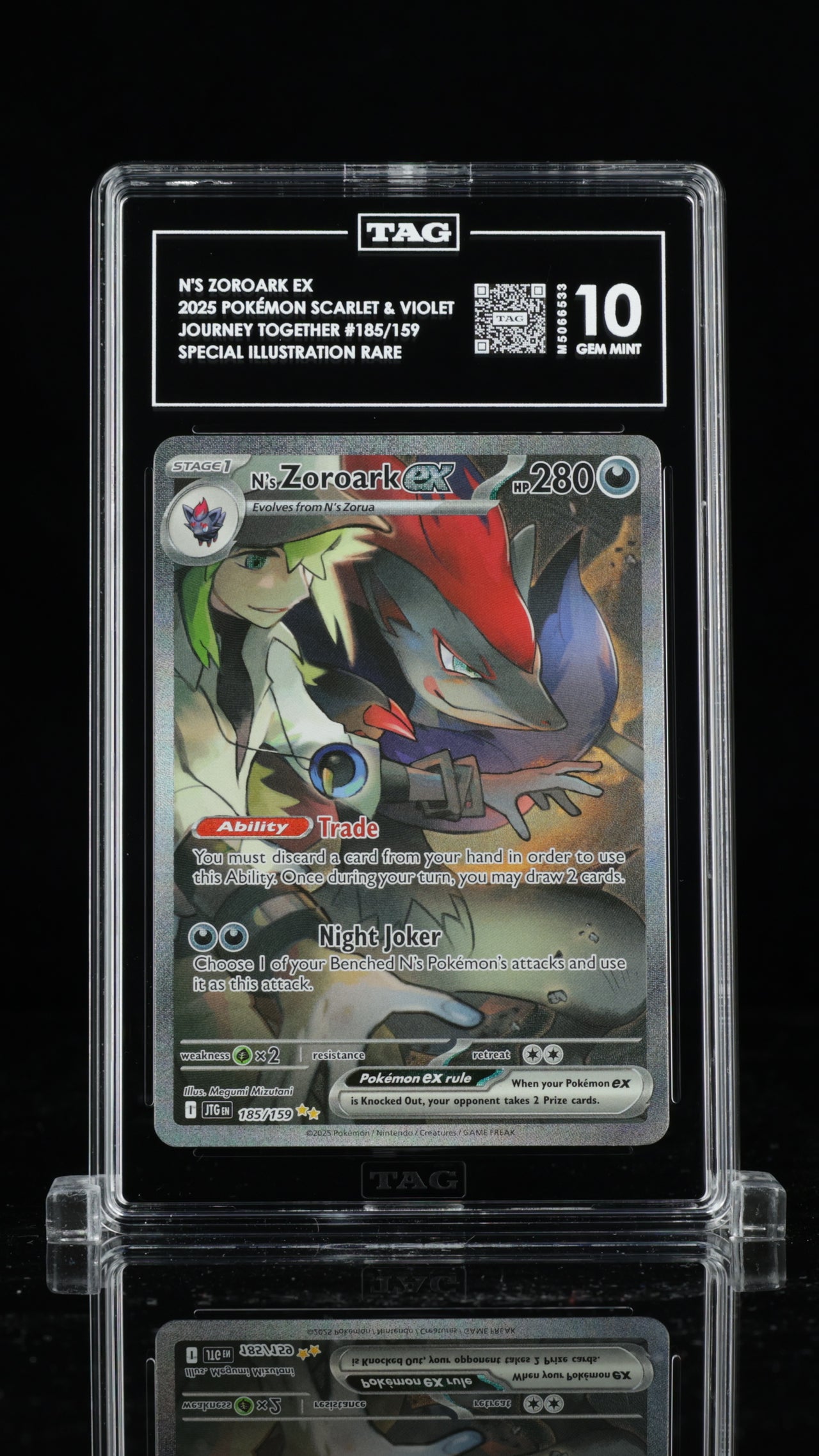 TAG 10 N's Zoroark ex (185/159) [Scarlet & Violet: Journey Together]